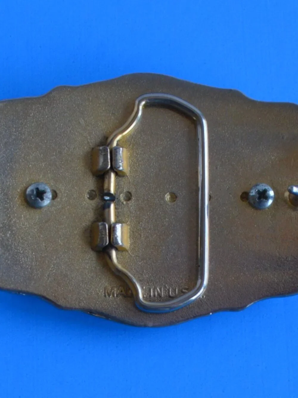 Vintage Western Style United States Marine Corps (USMC) Belt Buckle